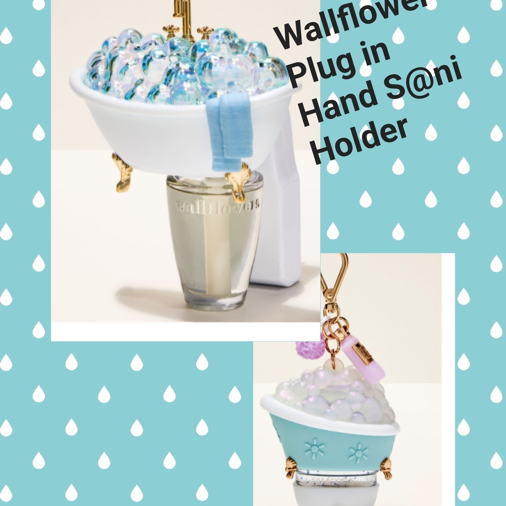 Bath & Body Works Blue and White Wallflower Plug